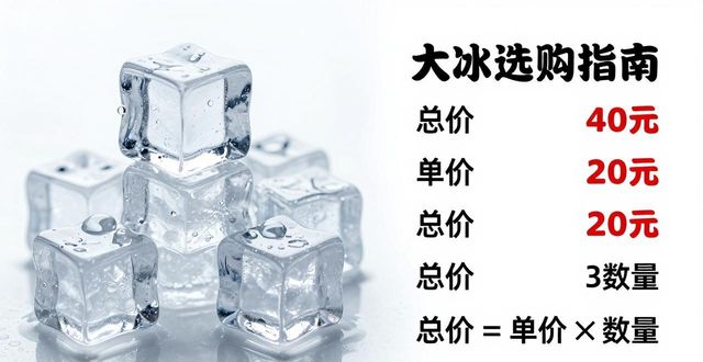 大冰块价格到底怎么算?惠州冰块选购指南