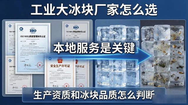 工业大冰块厂家怎么选?惠州本地服务是关键