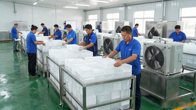 惠州夏季车间降温冰块_车间冰块降温方法_夏季车间降温冰块